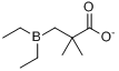 三甲基乙酸酐二乙基硼酸分子式结构图