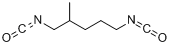 1,5-二异氰酸-2-甲基戊烷分子式结构图