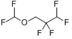 2,2,3,3-四氟丙基二氟甲醚分子式结构图