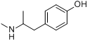 甲羟苯丙胺;甲羟苯丙胺;分子式结构图