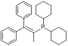 二环己基(2,2-二苯基-1-甲基乙烯基)磷化氢分子式结构图