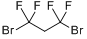 1,3-二溴-1,1,3,3-四氟丙烷;1,1,3,3 -四氟-1,3-二溴丙烷;1,1,3,3-Tetrafluoro-1,3-dibromopropane分子式结构图