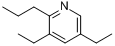 3,5-二乙基-2-正丙基吡啶;3,5-二乙基-2-正丙基吡啶;分子式结构图