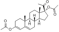 孕甾-3,5-二烯-3Β,17Α-二醇-20-酮-3,17-二醋酸酯;孕甾-3,5-二烯-3Β,17Α-二醇-20-酮-3,17-二醋酸酯;分子式结构图