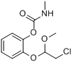 除线威;2-(2-氯-l-甲氧乙氧基)苯基甲基氨基甲酸酯分子式结构图