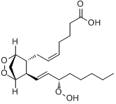 前列腺素 G2溶液分子式结构图