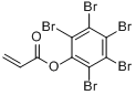 五溴苯基丙烯酸酯分子式结构图