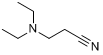 N-(2-氰乙基)二乙胺;3-二乙氨基丙腈;分子式结构图