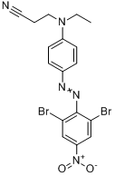 3-[[4-[(2,6-Dibromo-4-nitrophenyl)azo]phenyl]ethylamino]propiononitrile分子式结构图