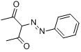 3-苯基乙酰丙酮;3-苯基偶氮-2,4-戊烷二酮分子式结构图