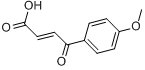 3-(4-甲氧基苯甲酰)丙烯酸分子式结构图