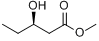 (?)-甲基(R)-3-羟基戊酸酯分子式结构图