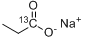 丙酸钠-1-13C分子式结构图