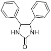 4,5-二苯咪唑啉酮;4,5-二苯基-2(3H)-咪唑啉酮分子式结构图