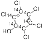 五氯苯酚-UL-14C分子式结构图