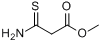 3-氨基-3-硫代丙酸甲酯分子式结构图