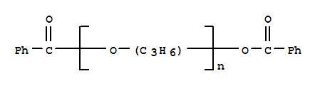 聚(丙二醇)二苯甲酸分子式结构图