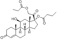 丁酸丙酸氢可的松;丁酸丙酸氢化可的松;丁酸丙酸氢可的松分子式结构图