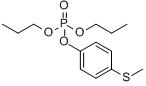 丙虫磷;NK-1158；DPMP；丙苯磷;4-（甲硫基）苯基二丙基磷酸酯分子式结构图