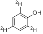 苯酚-2,4,6-d3分子式结构图