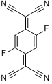 2,5-二氟-7,7,8,8-四氰基苯醌二甲烷分子式结构图