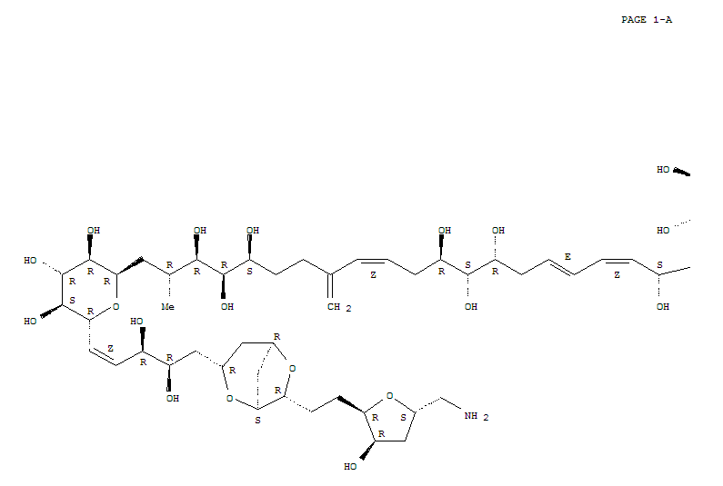 沙海葵毒素;(C52-55-半缩醛)海葵毒素;(C52-55-Hemiacetal) Palytoxin分子式结构图