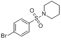 1-(4-溴苯基磺酰)哌啶;1-(4-溴苯基磺酰)哌啶;分子式结构图