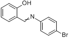 邻羟苯亚甲基对溴苯胺;邻羟苯亚甲基对溴苯胺;分子式结构图