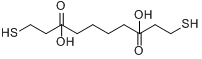 二(3-巯基乙酸)-1,4-丁二酯分子式结构图