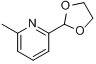 2-(1,3-二氧-2-基)-6-甲基吡啶分子式结构图