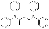 (2R,4R)-(+)-2,4-双(二苯基磷)戊烷分子式结构图