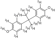 二苯酚A-d16分子式结构图