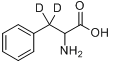 DL-苯丙氨酸-3,3-d2分子式结构图