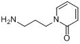 1-(3-氨基丙基)吡啶-2(1H)-酮分子式结构图