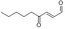 4-Oxo-2-nonenal分子式结构图