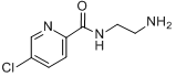 拉扎贝胺;N-(2-氨基乙基)-5-氯-2-吡啶羧酰胺分子式结构图