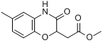 (6-甲基-2H-1,4-苯并恶嗪-3(4H)-酮-2-基)甲酯分子式结构图