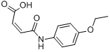 N-(4-乙氧苯基)马来酸分子式结构图