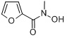 N-甲基呋喃异羟肟酸;N-(2-呋喃甲酰基)-N-甲基羟胺分子式结构图