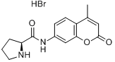 L-脯氨酸-7-氨基-4-甲基香豆素氢溴酸盐分子式结构图