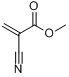 2-氰基丙烯酸甲酯;2-氰基丙烯酸甲酯;α-氰基丙烯酸甲酯;分子式结构图