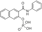 萘酚AS-磷酸酯,游离萘酚分子式结构图