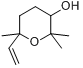 2,2,6-三甲基-6-乙烯基四氢-2H-呋喃-3-醇分子式结构图