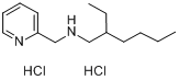 2-(2-乙基己基氨甲基)吡啶二盐酸盐;N-(2-乙基己基)-2-吡啶甲胺二盐酸盐;2；二盐酸-2-(2-乙基己基氨基甲基)?分子式结构图