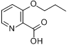 3-丙氧基羧酸吡啶分子式结构图
