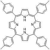 5,10,15,20-四对甲苯基-21H 23H-卟吩;5 10 15 20-四对甲苯基-21H 23H-卟吩分子式结构图