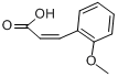 顺-2-甲氧基肉桂酸分子式结构图