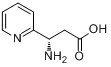 (S)-3-氨基-3-(吡啶-2-基)丙酸分子式结构图