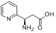 (R)-3-氨基-3-(吡啶-2-基)丙酸分子式结构图