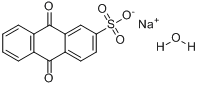 蒽醌-2-磺酸钠单水合物分子式结构图